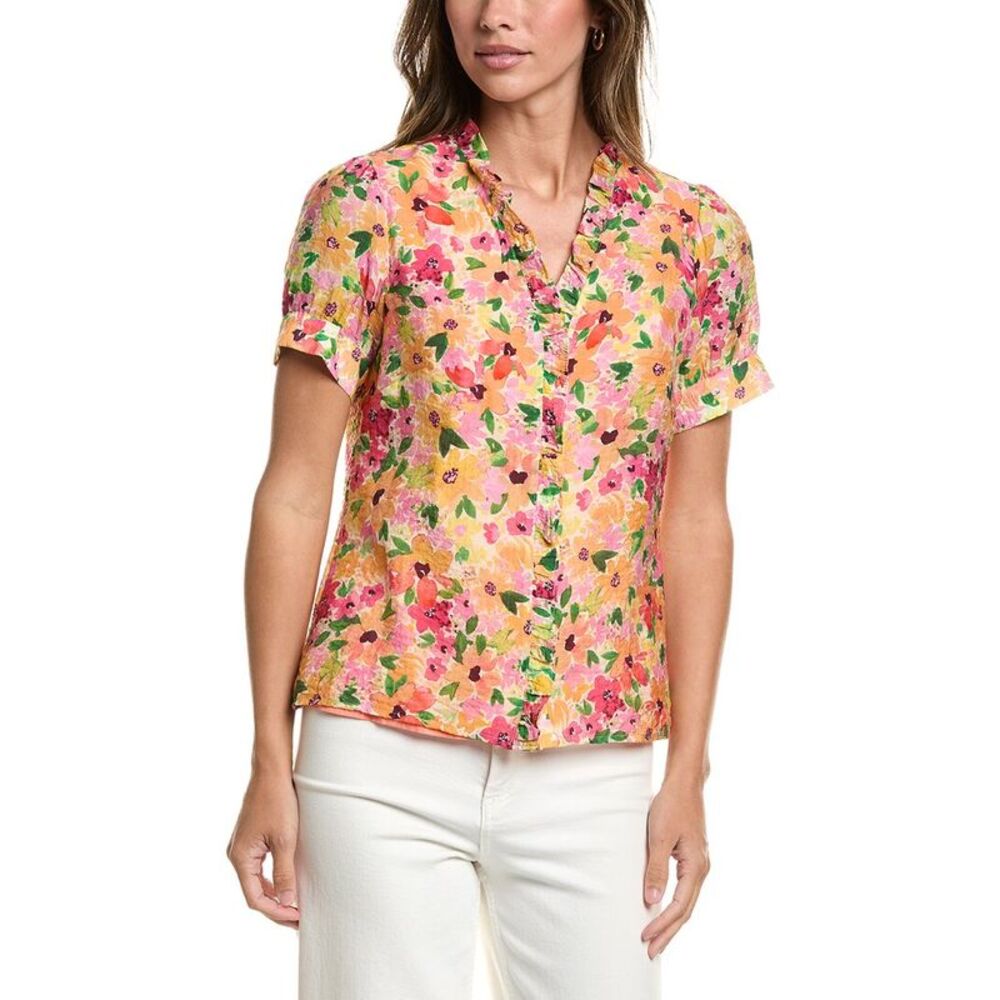 Cece Womens  V-Neck Top, Red